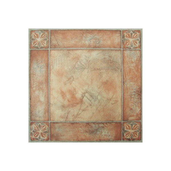 Achim Importing Achim Sterling Self Adhesive Vinyl Floor Tile 12in x 12in, Spanish Rose, 20 Pack STT1M44620 - main